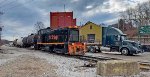 AB 1501 backs toward Brittain Yard,